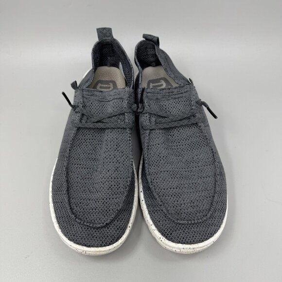 Hey Dude Mens Wally Halo Gray Casual Shoes Size 10 Slip On main image 9
